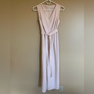 Calvin Klein off white pink jumpsuit 2